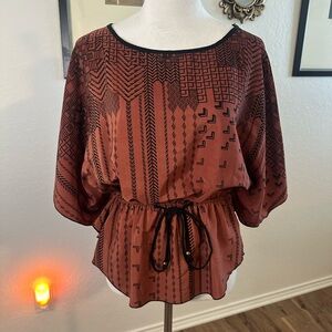 Mind Code Aztec Flare Top ✨🖤✨